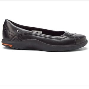 Women's Rockport WT Slide Black Leather sz 6